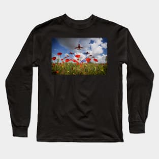 Red Arrows Poppy Fly Past Long Sleeve T-Shirt